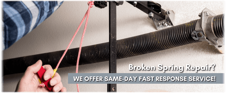 Broken Garage Door Spring Willoughby OH